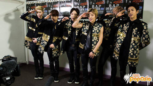 Looks like Korean pop group B.A.P is conquering the world one step at a time. Here they are in Austr