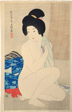 After the Bath, by Hirano Hakuho. From The