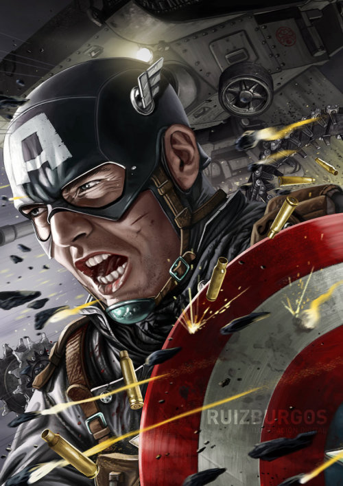 MARVEL&rsquo;S - CAPTAIN AMERICA by RUIZBURGOS