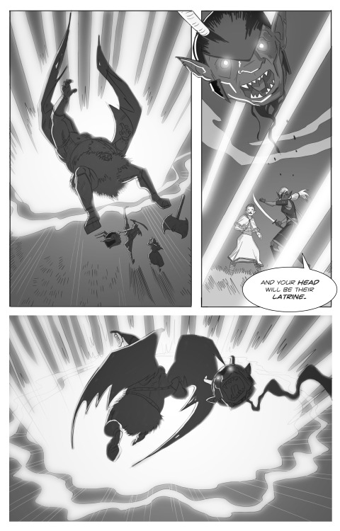 bryankonietzko:giancarlovolpe:  Nobody gets fridged on Vilya’s watchGod of Love Part 3!Read Part 1.Read Part 2.I’m busy working on the next installment, which will involve dwarves, potions, and more.  I’ll be sure to let you know when the next