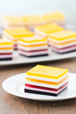 foodffs:Layered Rainbow Jello Follow for