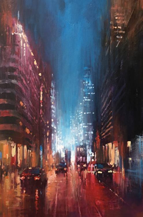  David Hinchliffe (Australian, b. 1955, based Brisbane, Queensland, Australia) - Hong Kong Nocturne,