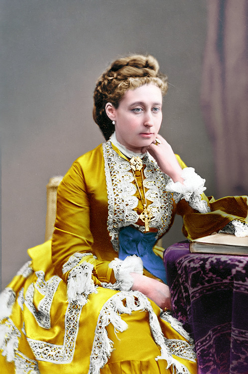 Princess Alice, Grand Duchess of Hesse, early 1870s.