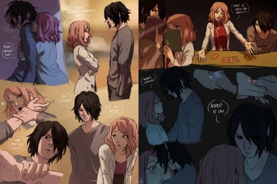 natalia64go:SasuSaku in Sasuke Retsuden 🖤Art by: Twitter.com/ceejss/status/1166140801979564032