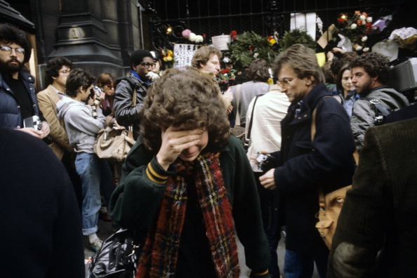 babeimgonnaleaveu:  &ldquo;John Lennon, who was shot and killed outside his New