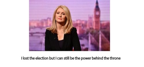 Esther McVey, UK politicianClick the pic for fake- eliminated at the first round of race to be new U