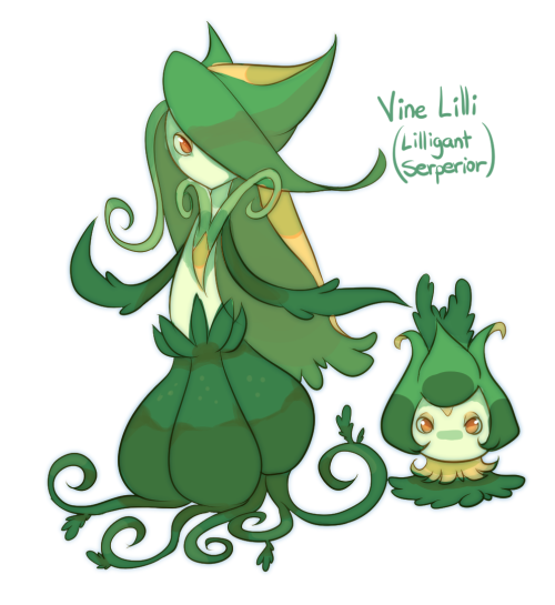 raidraws:  Lilligant variations! These took me longer than expected   ✿  