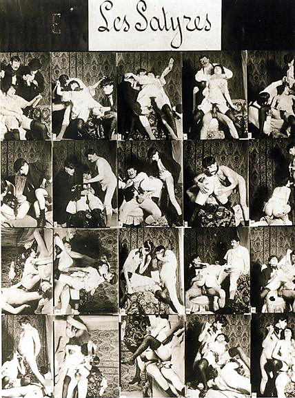 “The satyrs”, composite arrangement of 20 photos; French, 1980s.This is actually one of the very fir
