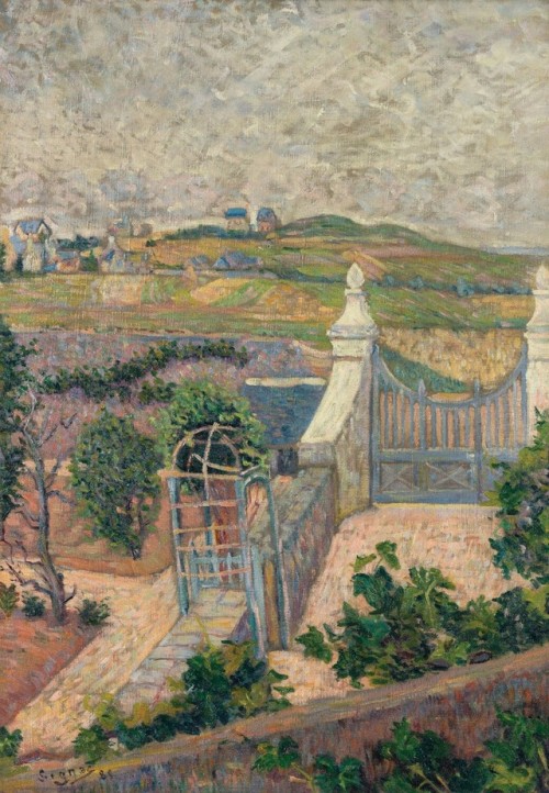 Saint Briac  from my window  -   Paul Signac , 1885French,1863-1935Oil on canvas, 65 x 45 cm.