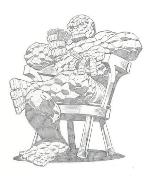 marvel1980s: The Thing by Ron Frenz
