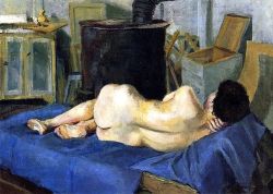 huariqueje:    Nude in the Studio   -   Albert Marquet 1912   French   1875-1947   Oil on  canvas,   100 x 81 cm   