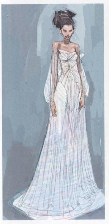 darth-lumines:Padme Amidala // Concept Art from Episode II:  Attack of the Clones (pt2)