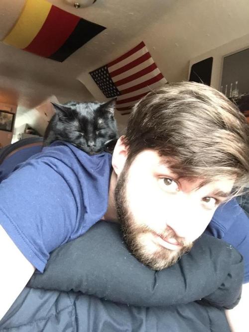 I love it when Leo naps on my back