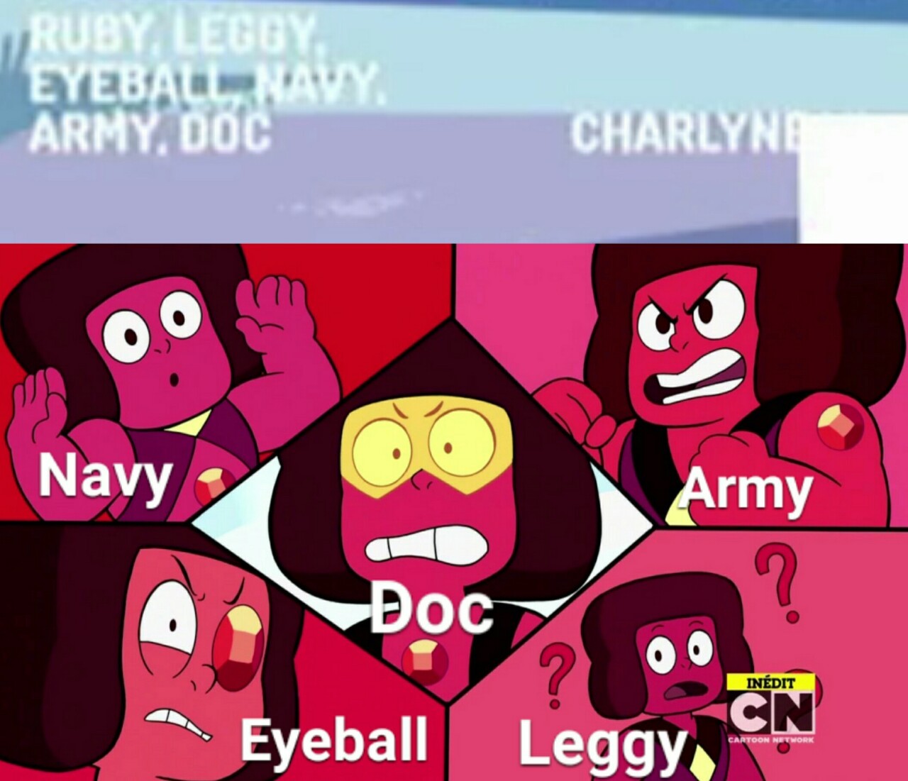 c-2eta:  Apparently the crewniverse gave nicknames to all of the Ruby squad:  Doc,