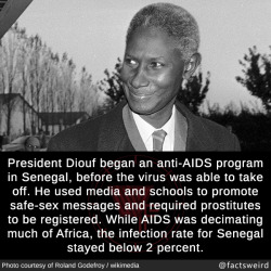 mindblowingfactz:  President Diouf began