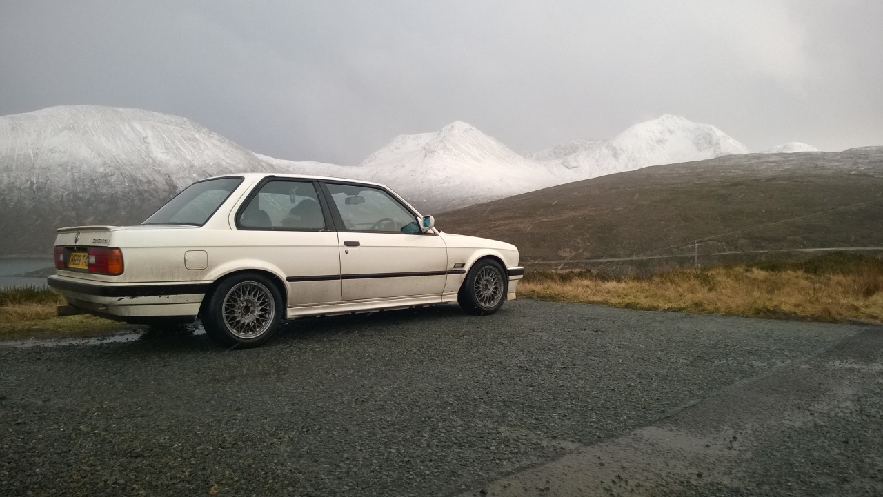 My e30 on the isle of Skye