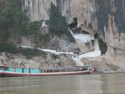 Pak Ou Buddha CavesThese limestone bluffs in the nation of Laos overlook the confluence of the Nam O