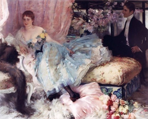 “After the ball” by Henri Lucien Doucet, 1889