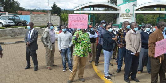 Egerton University Suspends All Academic Staff Union Leaders As Financial Crisis Worsens