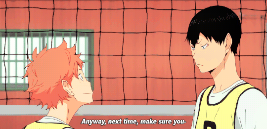 sa-ssuke: Ever since that fight, Hinata and Kageyama-kun stopped talking to each other. But both of 