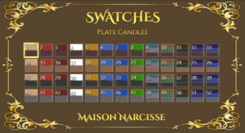 maisonnarcisse: Jane’s Candles Set :4 types2 versionsMultiple swatchesFind in lightningsCustom