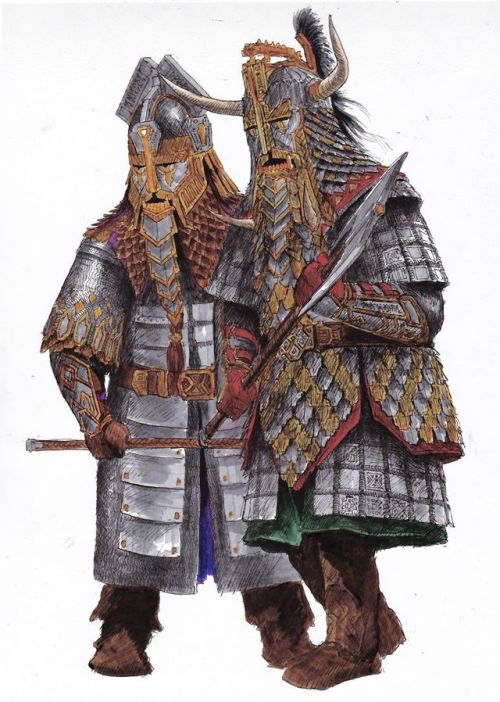 lucifers-cuvette:Dwarvish Armor by TurnerMohanFrom JTM’s notes:a couple harnesses of the first-age d