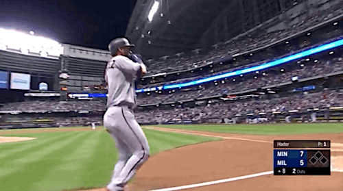 Marwin González hits a go-ahead three-run home run off Josh Hader - August 13, 2019