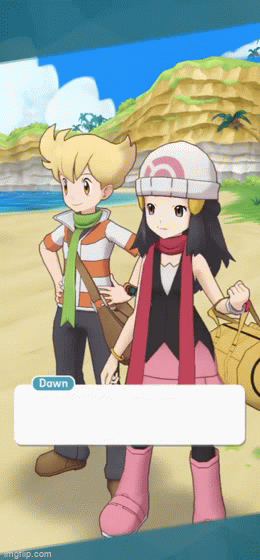 Dawn and Pokemon Team on Make a GIF