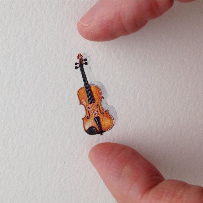 culturenlifestyle:  Adorable Miniature Illustrations by Brooke Rothshank Miniature