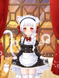 dreamgirlfrienddiary:  sweet kitty maid
