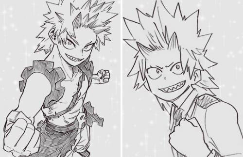 ✩ Kirishima Eijirou ⋆ 切島鋭児郎 + Horikoshi’s Sketches ✩ 
