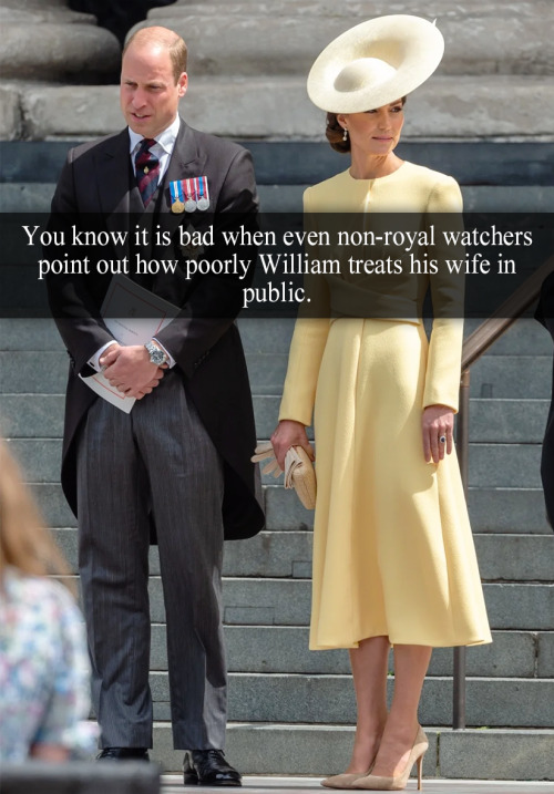 “You know it is bad when even non-royal watchers point out how poorly William treats his wife 