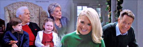 The Deveraux/Dimera/Horton family Christmas.  #Days #Chabby #JnJ  (12/24/21)