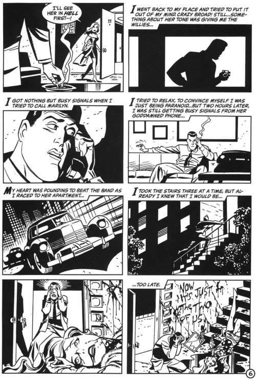 brianmichaelbendis:Batman: Two of a Kind, final published version - by Bruce Timm from Batman: 