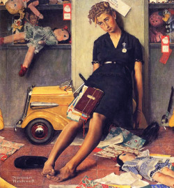 rogerwilkerson:The Day After, art by Norman Rockwell.