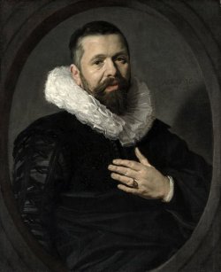 artist-hals:  Portrait of a Bearded Man with