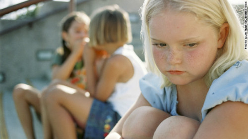 Girl being bullied