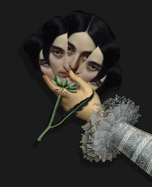 the-cinder-fields:Yumikrum, The Countess, collage, 2018