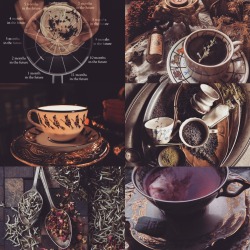 theenchantingmissviolet:  Tasseography: A form of divination that involves interpreting images in tea leaves.  