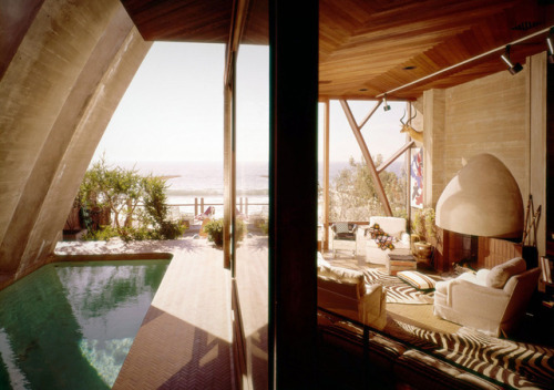 ofhouses: 615. John Lautner /// Stevens House /// Malibu, California, USA /// 1968OfHouses presents 