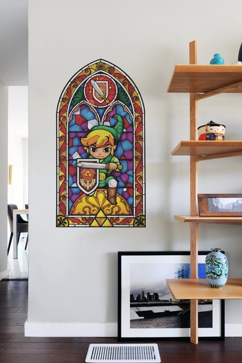 gamefreaksnz:  LINK’ED IN The Legend of Zelda - has come to Blik with 8 new stained glass wall decals.