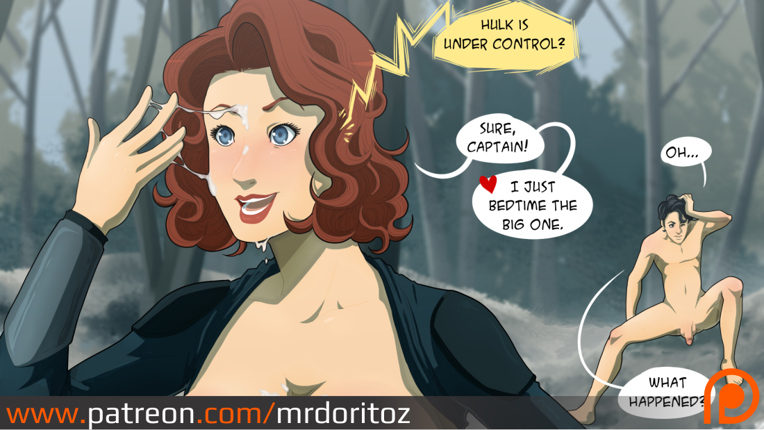 cartoonpornnsfw:  Hulk and Black Widow mini comic.