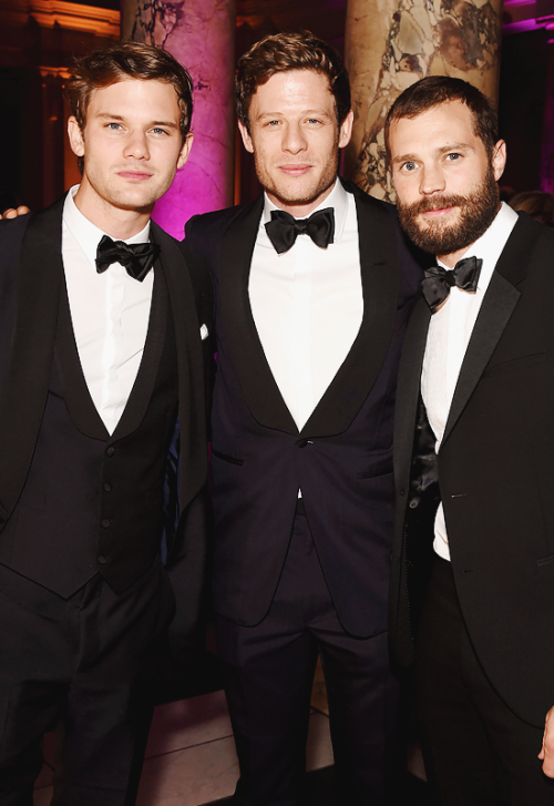 Jeremy Irvine, James Norton and Jamie Dornan attend The Sugarplum Dinner 2017 In Aid of Type 1 Diabe