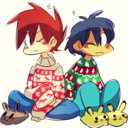 thatdoodlebug: mad nerds in bad christmas sweaters