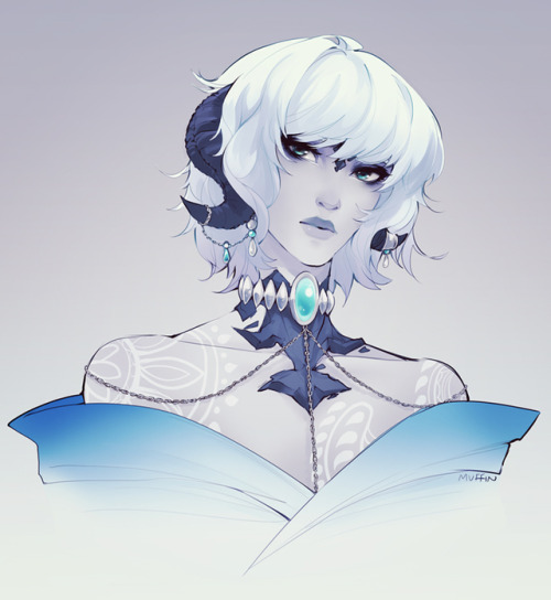 britishmuffin: Bust commission of Arae Ejinn (@araexiv) - thank you! ★ patreon || website || twitter