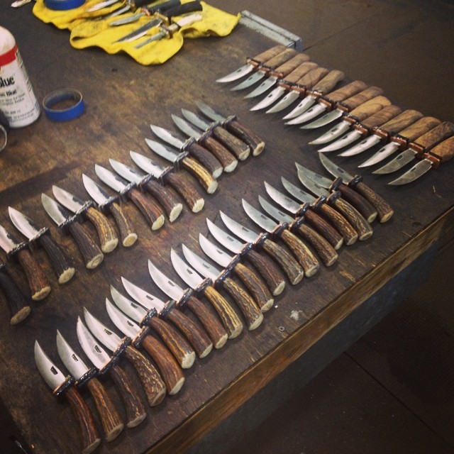 behringmade:  and this isn’t even the whole batch #hardwork #behringmade #montana