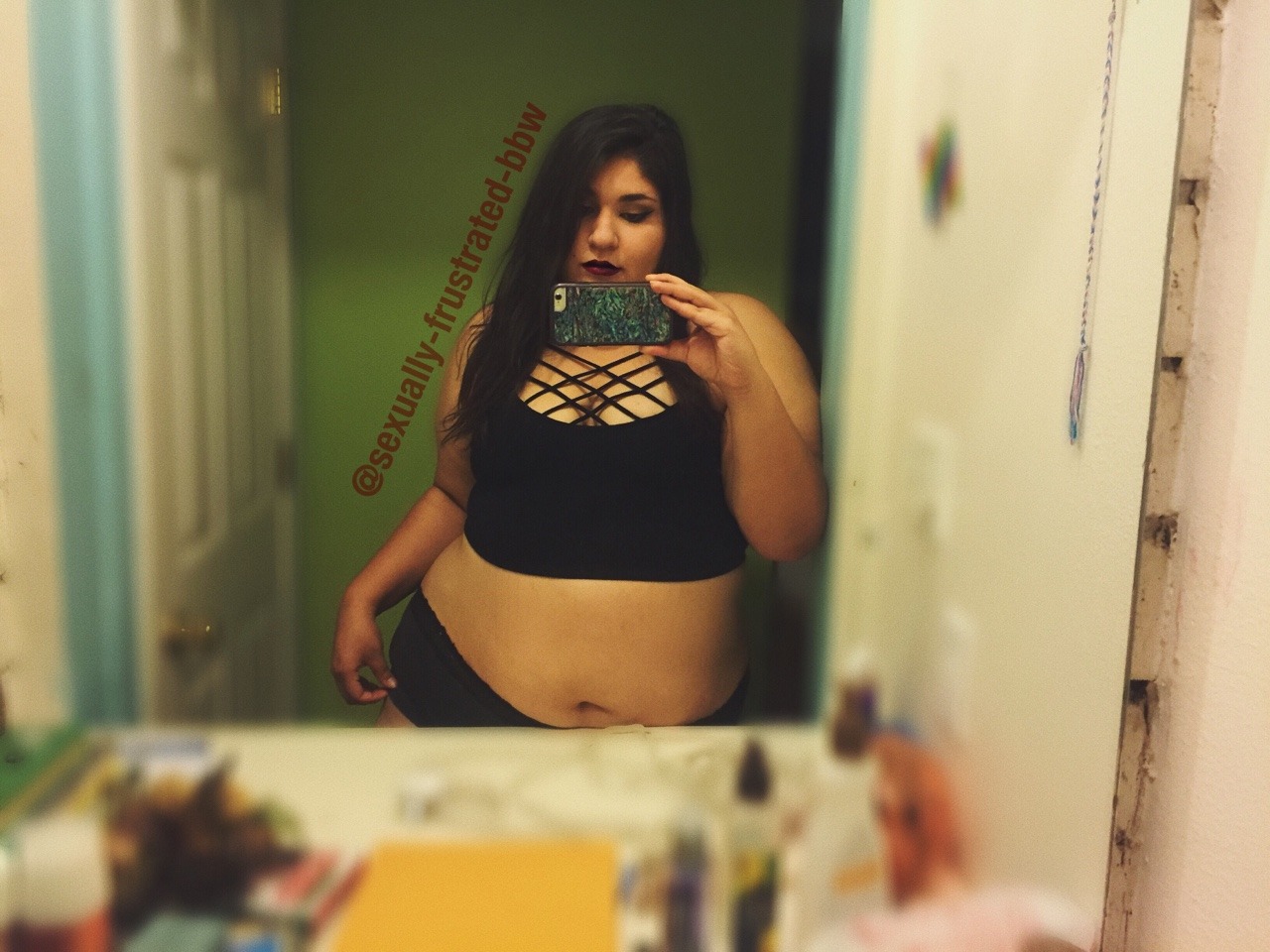 sexually-frustrated-bbw:  If you want to see me be extra dirty you can buy my snap