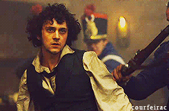 teen-wolf:  Grantaire looking at Enjolras 