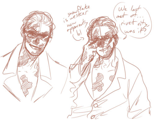 shitty-fallout-art: eemamminy: wesker-ghoul cuts hair for jet @aquacura