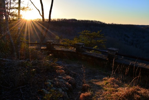 Sunset hike at Panoramic View Trail, McCreary County, KY